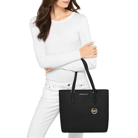 michael michael kors morgan large tote black 